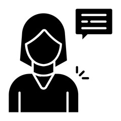 Customer Care Glyph Icon