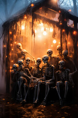 Skeletons In Spooky Nights 