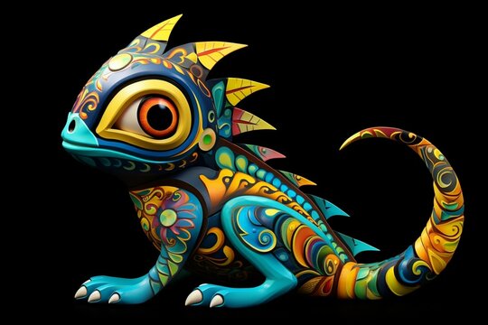 Alebrijes, D&iacute;a de muertos. Generative ai, inteligencia artificial