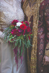 Wedding Flower Bouquet being held in hands