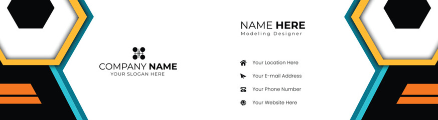 Refined White Business Card Template