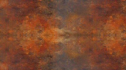 Grunge rusty orange brown metal corten steel stone background, Old metal iron panel.