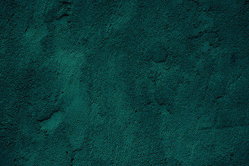 Grunge dark green plaster Wall background, Texture