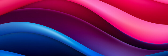 Fototapeta premium Flowing Colors: Beautiful Abstract Background with Fluid, Gradient, and Line Design, Generative AI
