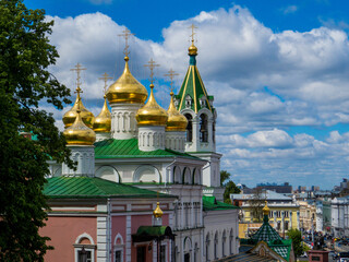 Fototapeta na wymiar Church of St. John the Baptist, Nizhny Novgorod, Russia