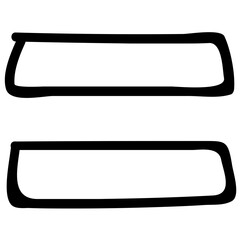 Line Icons of Mathematics and Sum

