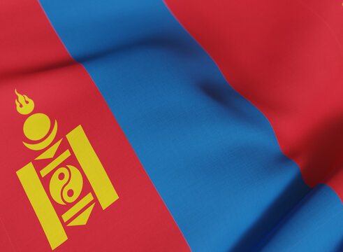 The Flag of Mongolia
