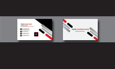 professional for graphic design and modern  business card