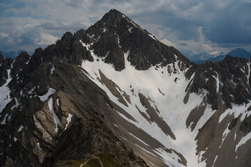 Mountain view in Austrian Alps
