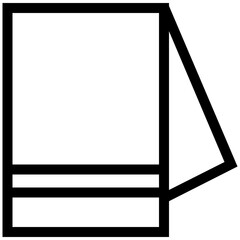 Linear Style Road Icons