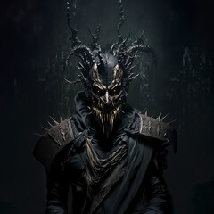 scary halloween vampire