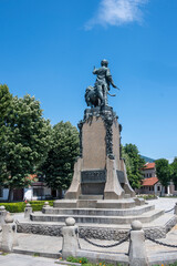 Obraz premium Monument toVasil Levski in town of Karlovo, Bulgaria