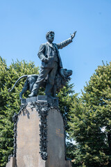 Monument toVasil Levski in town of Karlovo, Bulgaria