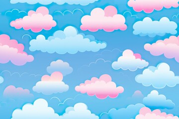 Obraz premium clouds pattern | Generative AI