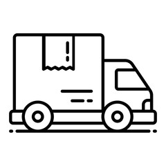 Packaging Move Line Icon