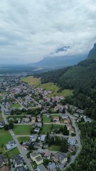 Fototapeta na wymiar drone photo Liechtenstein 