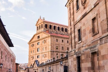 Fototapeta na wymiar Salamanca Spain tourism travel destination famous place architecture detail with no people.