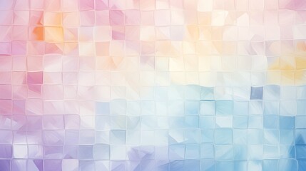 Pastel beautiful advertising delicate background. Mosaic. AI generation.