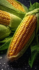 Corn on a cob