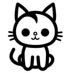 Meow Moments Worldwide: Commemorating International Cat World Day with a Captivating Outline Vector Illustration of Feline Adoration Across Cultures
