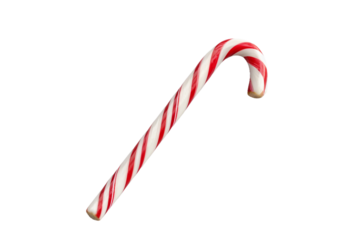 Candy cane. isolated object, transparent background