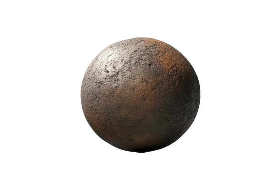 Cannonball. isolated object, transparent background