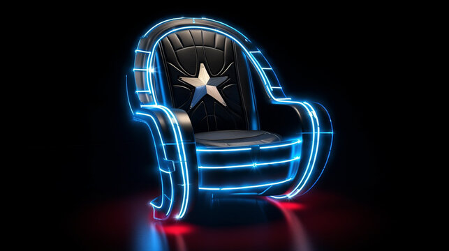 Superhero Themed Futuristic Gaming Type Chair