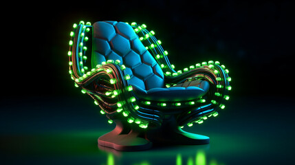 Superhero Themed Futuristic Gaming Type Chair