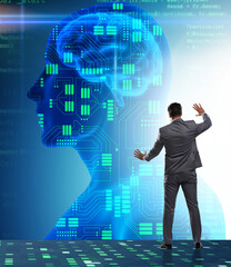 Machine learning concept as modern technology