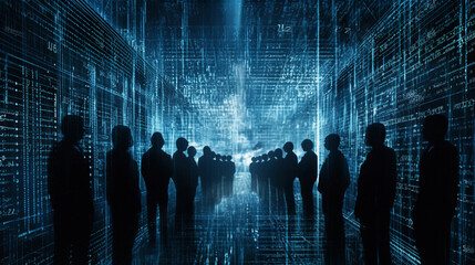 Hacker typing computer. Concept of cybercrime. Cyberattack. Dark web. ai generated