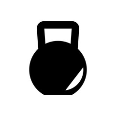 Kettlebell icon vector design templates flat illustration on white background..eps