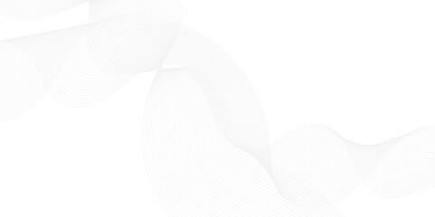 Abstract white blend wave lines and technology background. Modern white flowing wave lines and glowing moving lines. Futuristic technology and sound wave lines background.