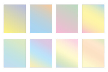 pastel color pattern collection catalog. Vector illustration. stock image.