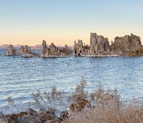 Tufa towers at Monolake