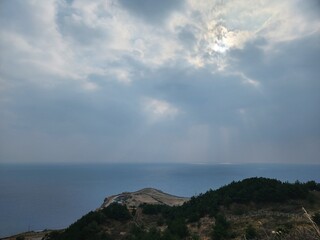 Songak Mountain in Jeju, Korea