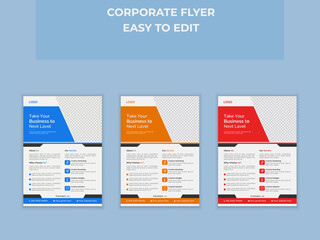 Business Flyer Corporate business flyer template design Creative modern flyer template brochure Business Leaflet Layout for Marketing Advertisement Promotion
