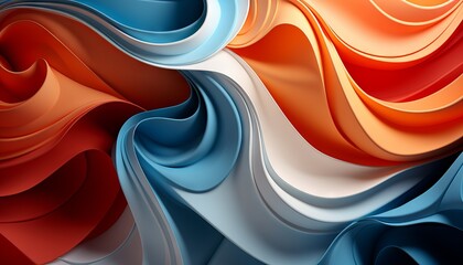 3d render, paper ribbon rolls, abstract shapes, pastel fashion background, swirl, scroll, curl, spiral, cylinder