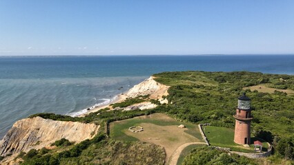 Fototapeta premium martha's vineyard facing ocean 
