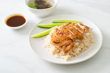 Grilled Chicken with Steamed Rice