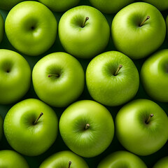 green apple background, Generative AI