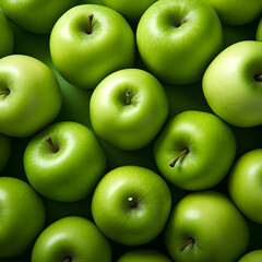 Pattern of green apple, Generative AI