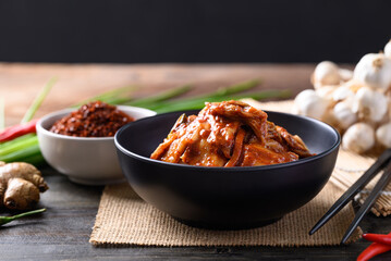 Kimchi cabbage, Korean homemade side dish food