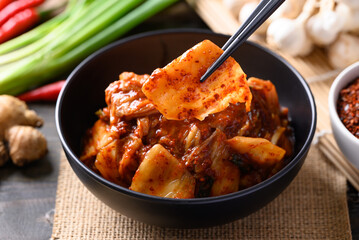 Kimchi cabbage, Korean homemade side dish food