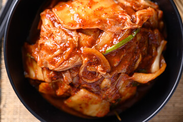 Kimchi cabbage, Korean homemade side dish food