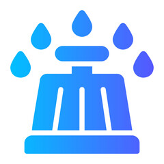 rain sensor gradient icon