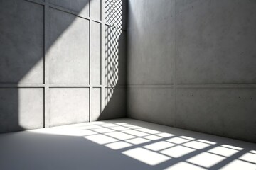 room Empty concrete texture background with shadow
