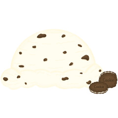 Cookie and cream Ice cream