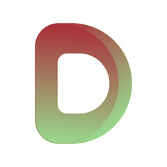 Monogram design vector logo. Monogram initial letter mark D logo design. Monogram design vector logo. Monogram initial letter mark D logo design simple D monogram