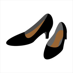 a set of women's loafers that are used in official and formal events