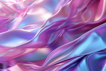 Obraz premium 3d render of a crumbled iridescent background